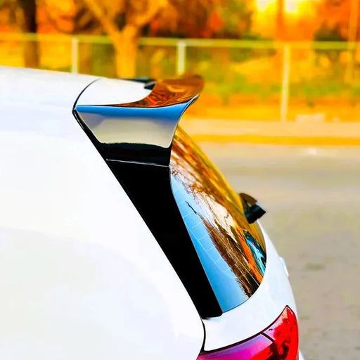 Glossy black rear spoiler with side blades for Volkswagen Golf 7 and 7.5