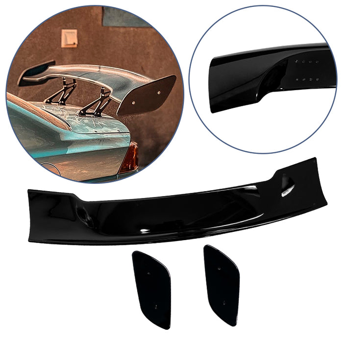 Bag spoiler til Sedan/Coupe blank sort (Universal)