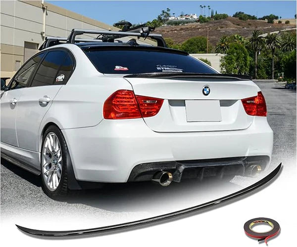 Bagspoiler til BMW 3-serie E90 2005-2012 blank sort