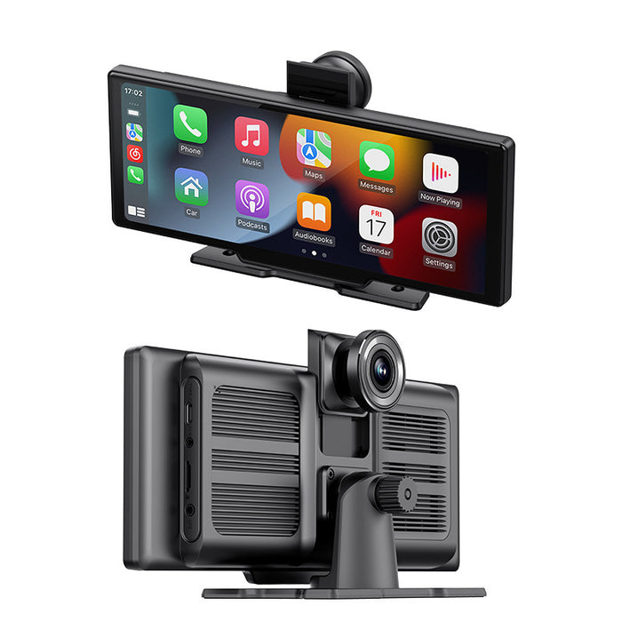 CarMedia Pro – 10.26" Touchskærm Med Trådløs CarPlay & Android Auto Med Indbygget Dashkamera