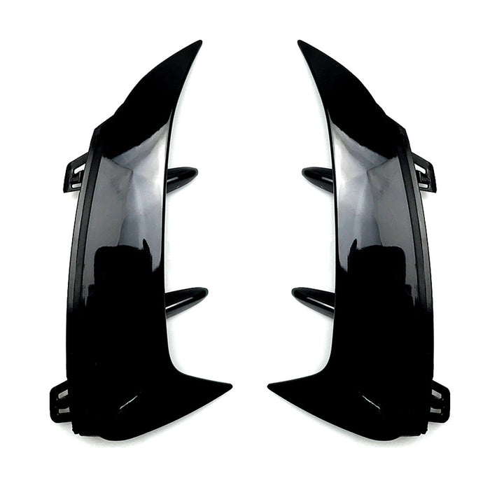 Aero Flaps til Mercedes A-klasse W177 Hatchback AMG-Line (2019-2022) - Blank Sort