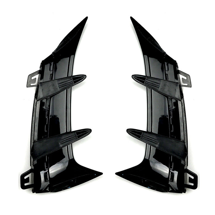Aero Flaps til Mercedes A-klasse W177 Hatchback AMG-Line (2019-2022) - Blank Sort