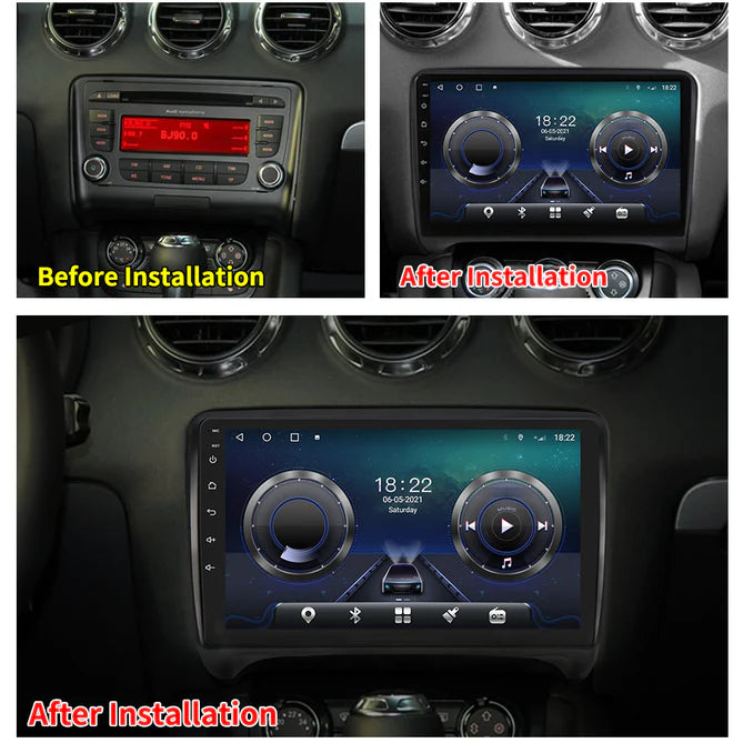 9'' Multimedia system til Audi TT 2006-2012