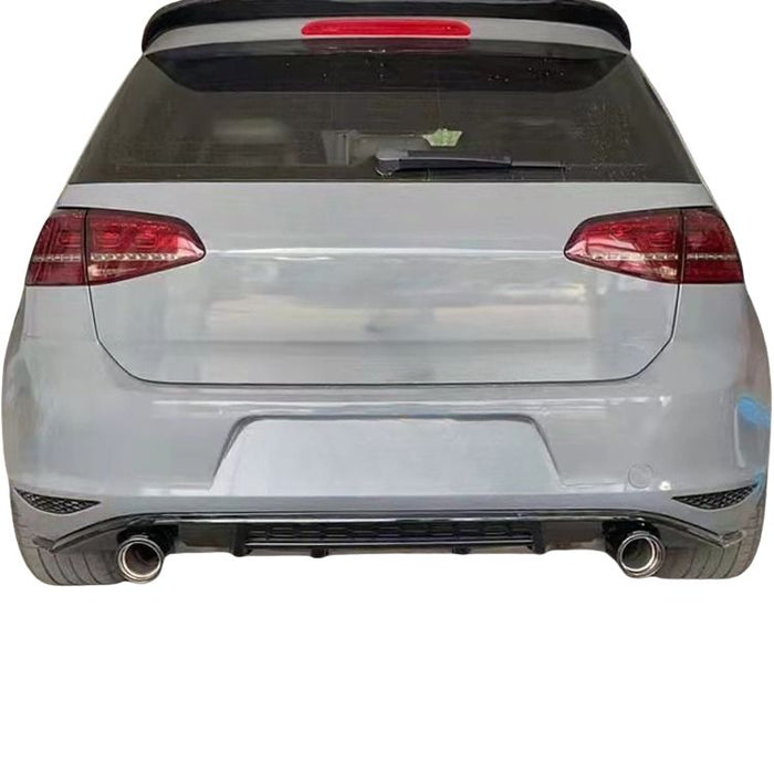 Bagdiffuser til Volkswagen Golf 7 (2013-2017) - GTI Style -  Blank Sort