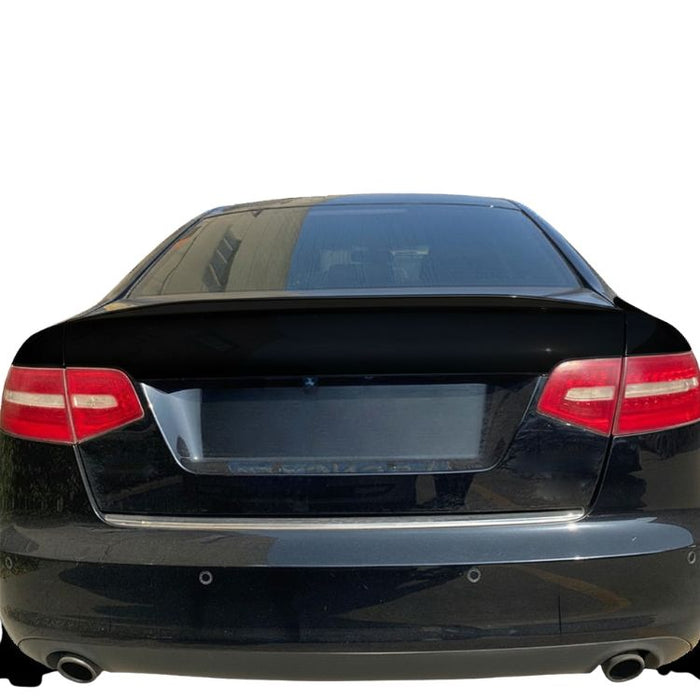 Bagspoiler til Audi A6 C6 / S6 Sedan (2005–2011) – Blank Sort