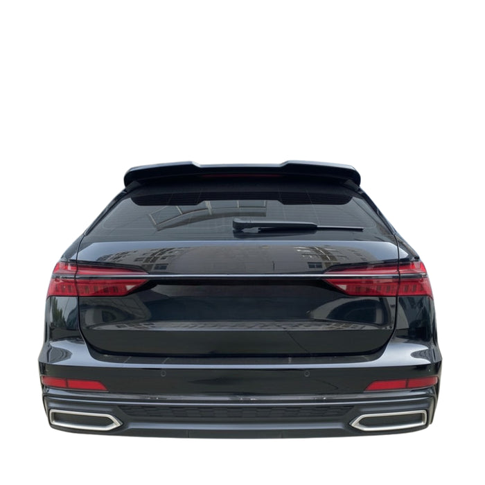 Bagspoiler til Audi A6 C8 Avant (2018–2023) - Blank Sort