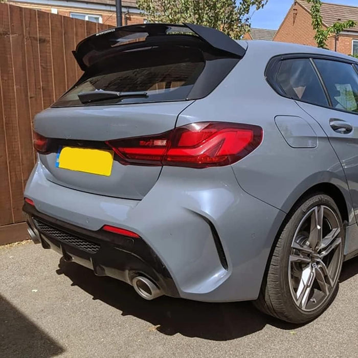 Bagspoiler til BMW 1-Serie F40 Hatchback (2019-2022) - Blank Sort
