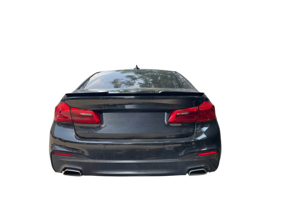 Bagspoiler til BMW 5-Serie G30 (2018–2020) Blade Style - Blank Sort