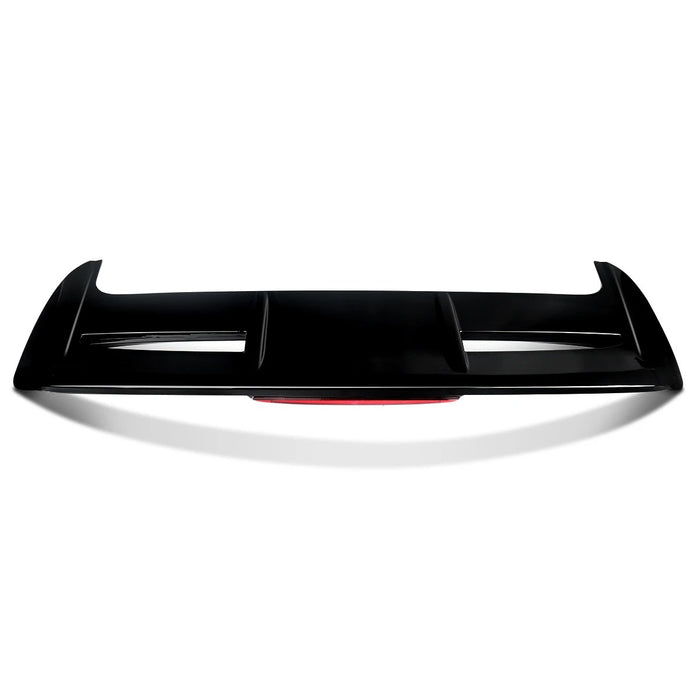 Bagspoiler til Ford Fiesta Mk7 5-dørs (2008–2012) – Med Stoplygte – Blank Sort