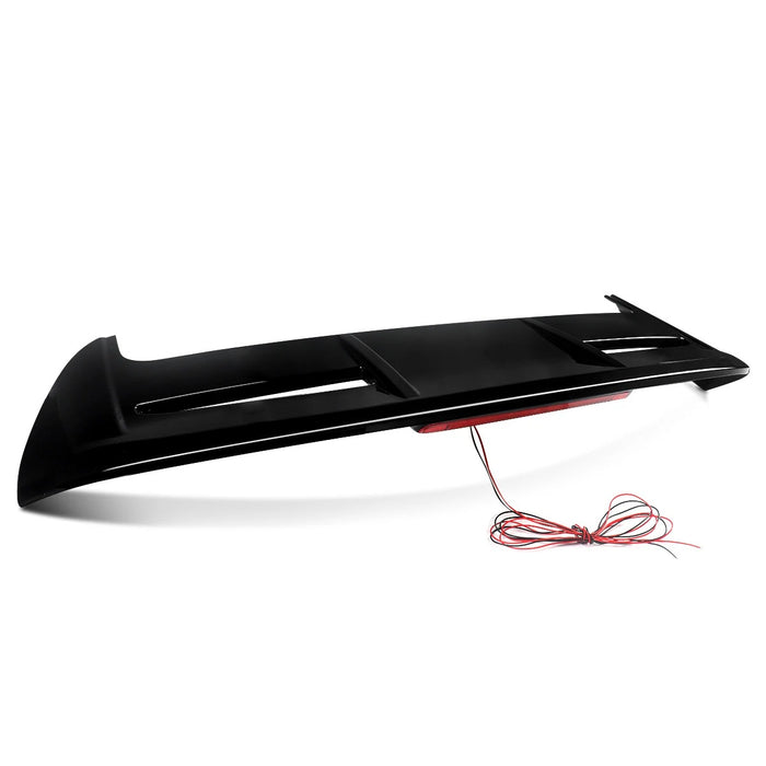Bagspoiler til Ford Fiesta Mk7 5-dørs (2008–2012) – Med Stoplygte – Blank Sort