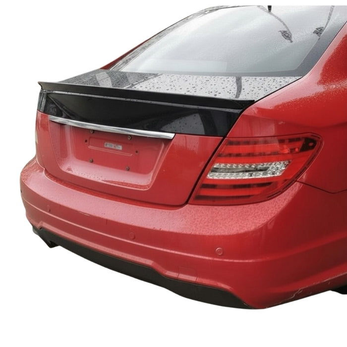 Bagspoiler til Mercedes C-klasse C204 Coupé (2007–2013) – Blank Sort
