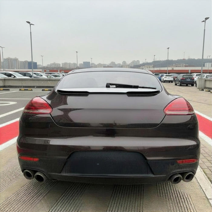 Bagspoiler til Porsche Panamera 970.2 (2013-2016) Blade Style - Blank Sort
