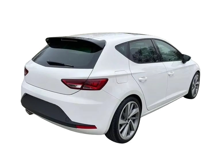 Bagspoiler til Seat Leon 5F Hatchback (2012-2019) - Blank Sort