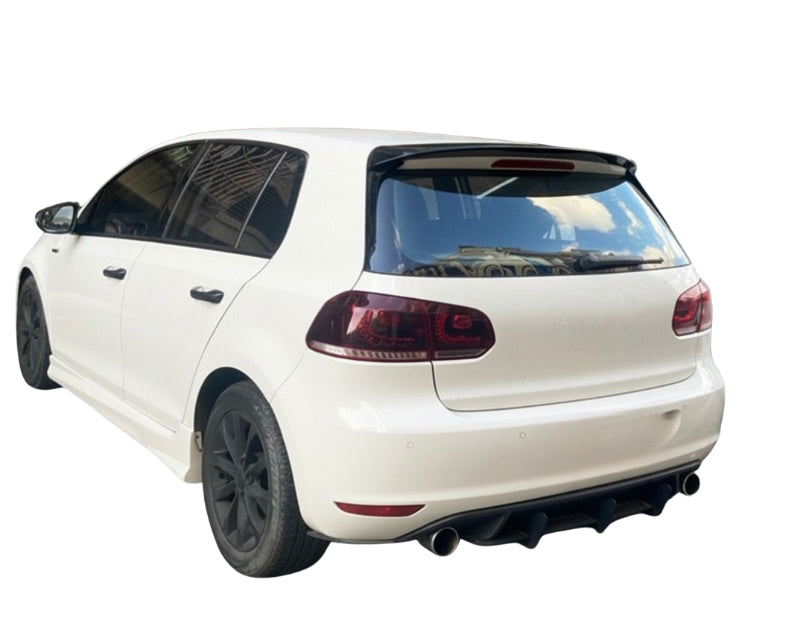 Bagspoiler til Volkswagen Golf 6 (2008-2013) - Blank Sort