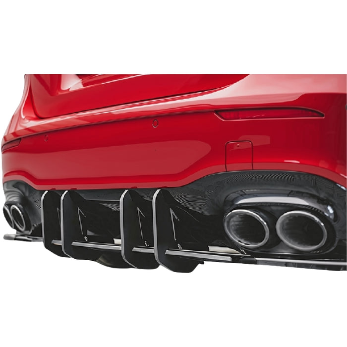Blade Trim til Bagdiffuser – Mercedes A-Klasse W177 (2019-2023) – Blank Sort