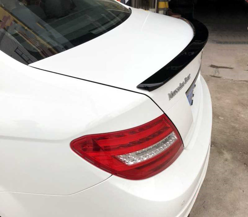 Bag spoiler til Mercedes W204 2007-2013 blank sort