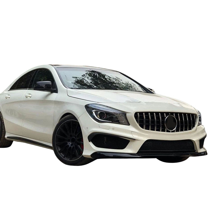 Frontgrill til Mercedes CLA W117 (2013-2015) GT-Style - Sølv/Sort