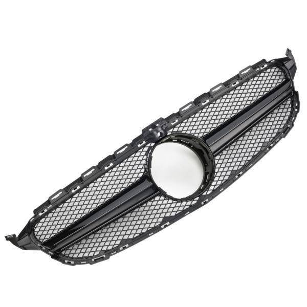 Frontgrill til Mercedes C-klasse W205 (2014-2017) AMG Style - Blank Sort