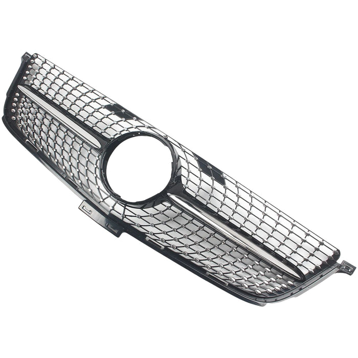 Frontgrill til Mercedes ML W166 (2013-2015) Diamond-Style - Blank Sort