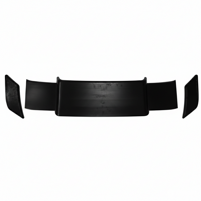 Bagspoiler in black Brabus style for Mercedes G-Klasse W463 W464 with curved side wings and center panel