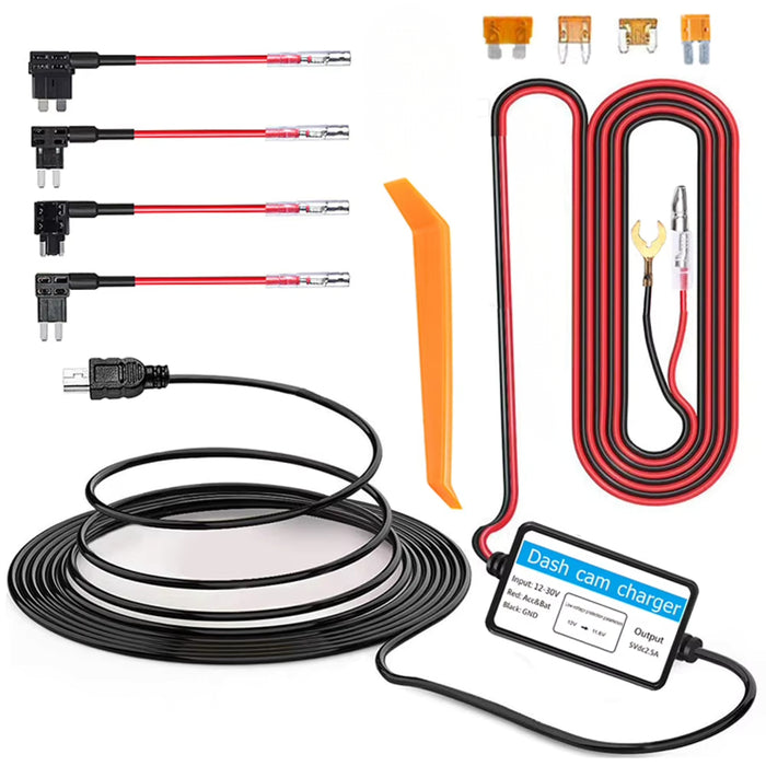 Hardwire Kit til Dashcam – Mini USB