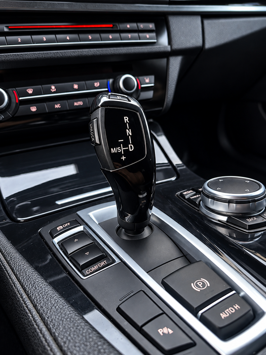 Gearknob cover til bmw blank sort