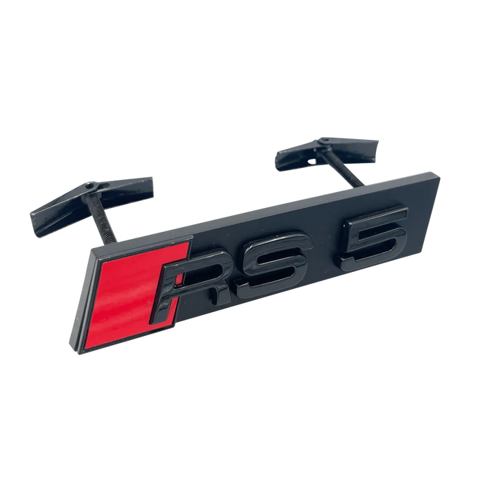 RS5 emblem til front blank sort