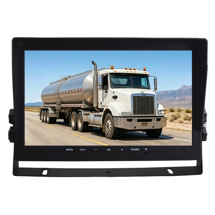PRO HD 2-Kamera Bakkamerasystem med 10" Touch Monitor (HD IPS) – AHD 720P, Live View, Bevægelsesdetektion