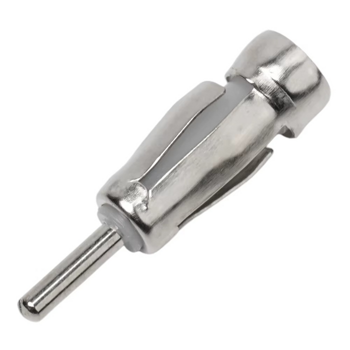 Radio antenna adapter ISO to DIN connector with metal housing