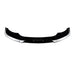 Black front splitter with white trim for BMW F10/F11 Facelift LCI 2014-2017