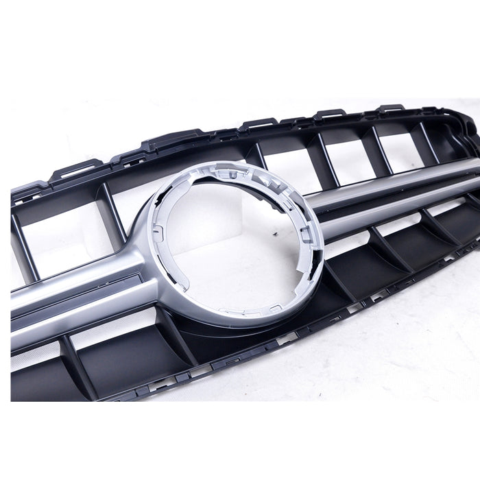 AMG E63-Style Frontgrill til Mercedes W205 C-Klasse (2014–2018) – Sølv