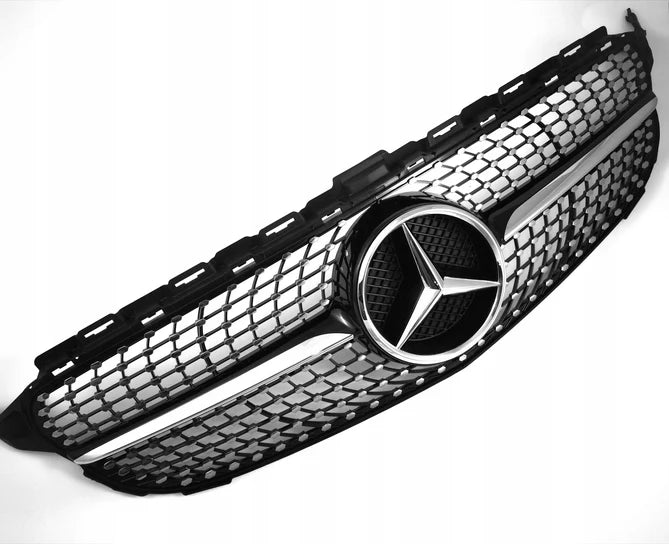 Mercedes C-klasse W205 Diamant grill