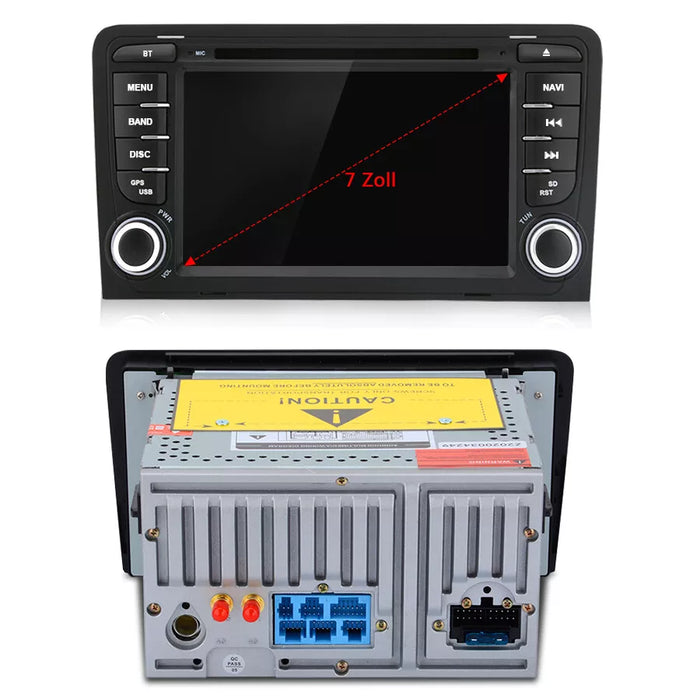 7'' Android multimedia touchsystem til Audi A3 8P
