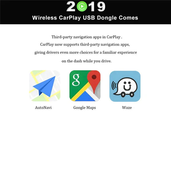 Trådløs Apple Carplay & Android Auto dongle til android systemer