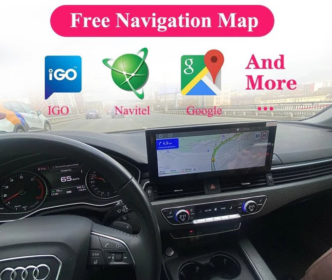 12.3'' Android Multimedia touchsystem til Audi A4/A5 B9