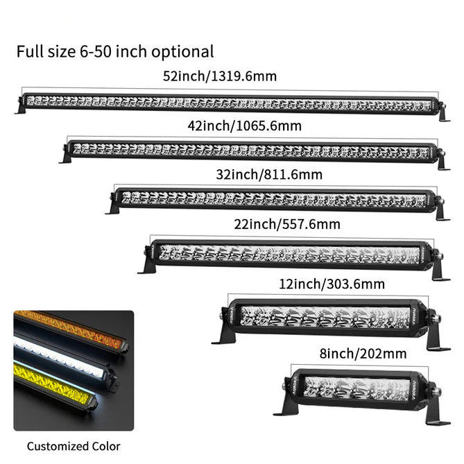 30'' Led bar single row