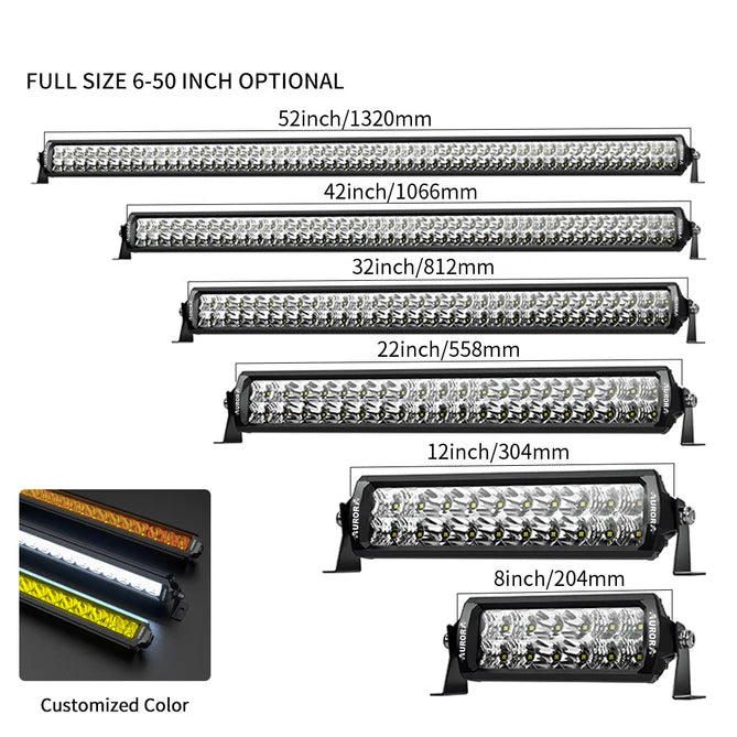 30'' Led bar double row