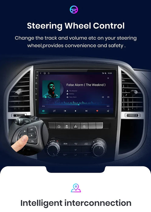 10'' Mercedes Vito android radio