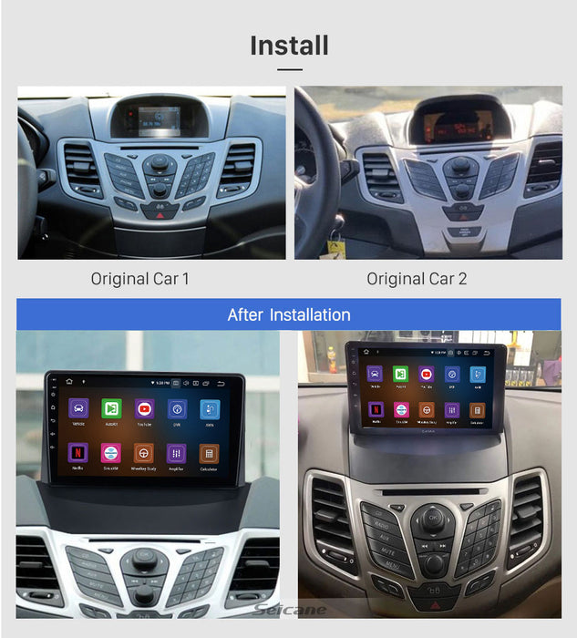 9'' Ford Fiesta 2009-2017 Android multimediasystem
