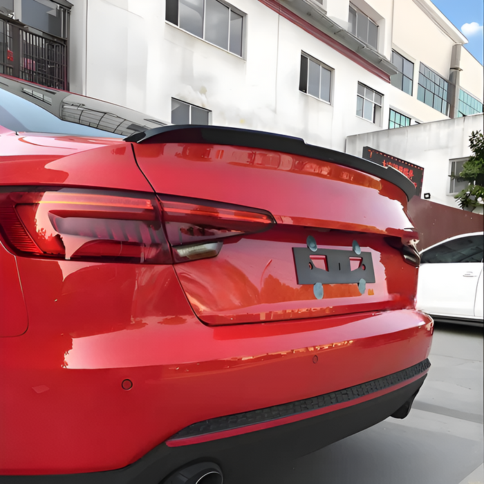 Bagspoiler til Audi A4 B9 blank sort