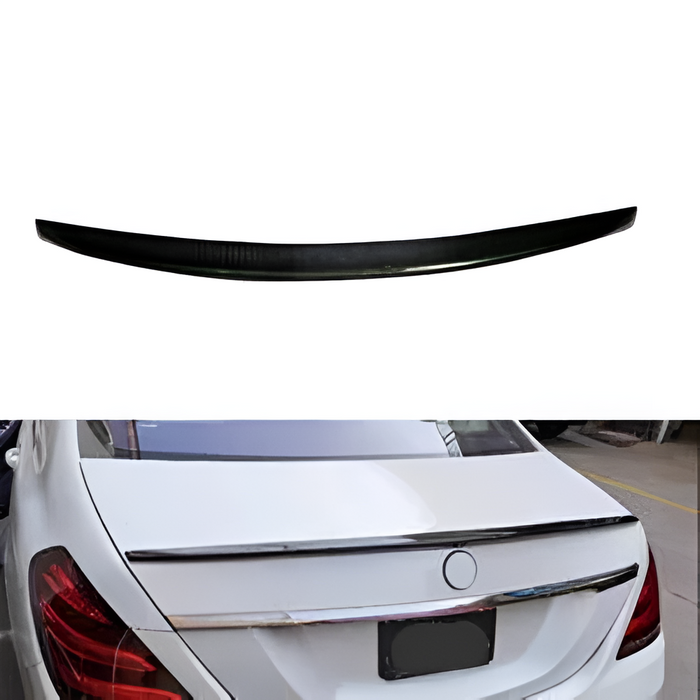 Bagspoiler til Mercedes S-klasse W221 blank sort