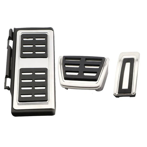 Premium sports pedaler for Audi Volkswagen Seat - stainless steel and rubber pedals for performance driving