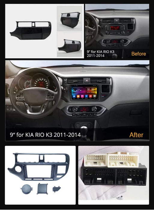 9'' Kia Rio 2011-2014 Android radio