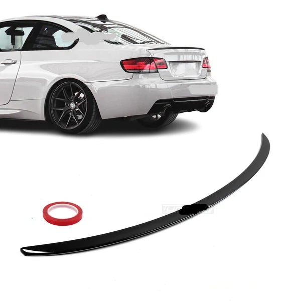 Bagspoiler til BMW 3-serie E92 Coupe 2006-2010 blank sort