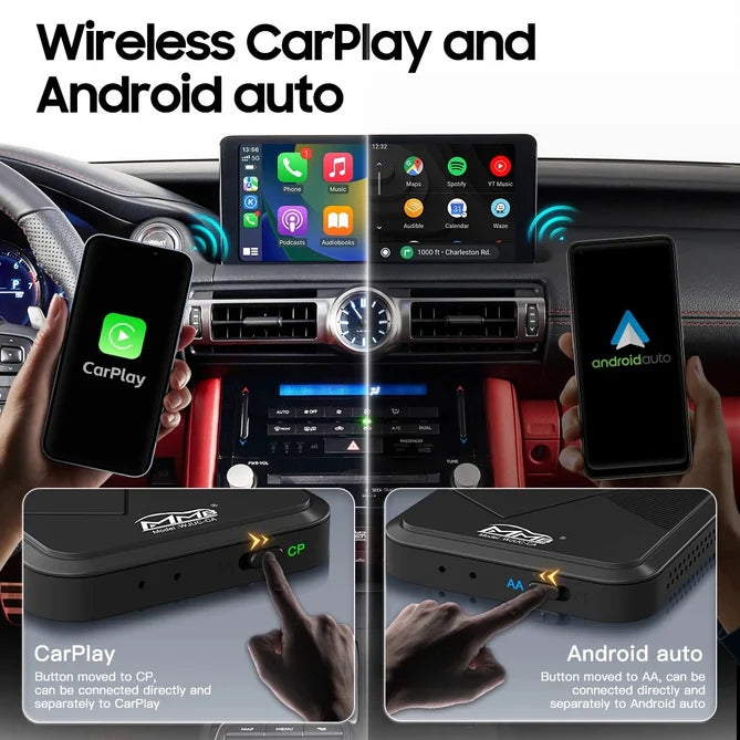 Trådløs Apple Carplay & Trådløs Android Auto modul