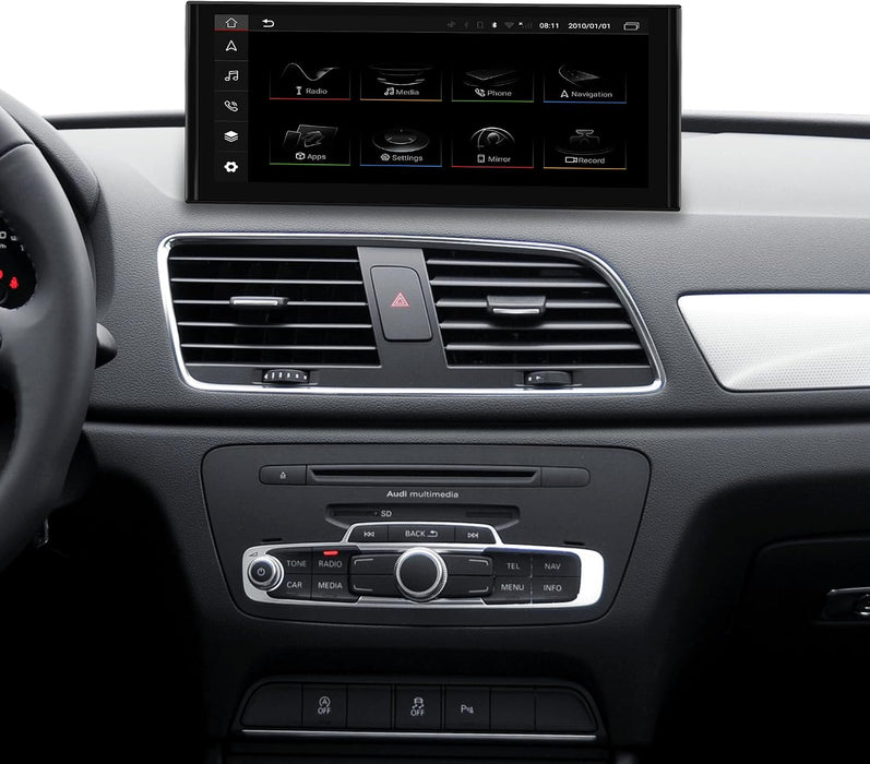 10.25 Android Touchskærm til Audi Q3 8U (2011-2018), med Apple Carplay & Android Auto