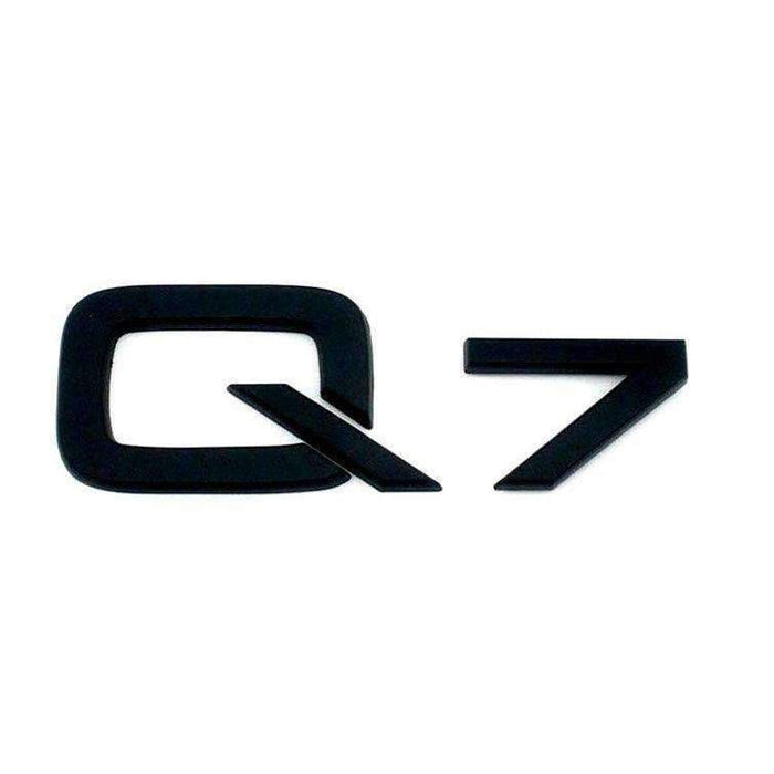 Audi Q7 Emblem blank svart