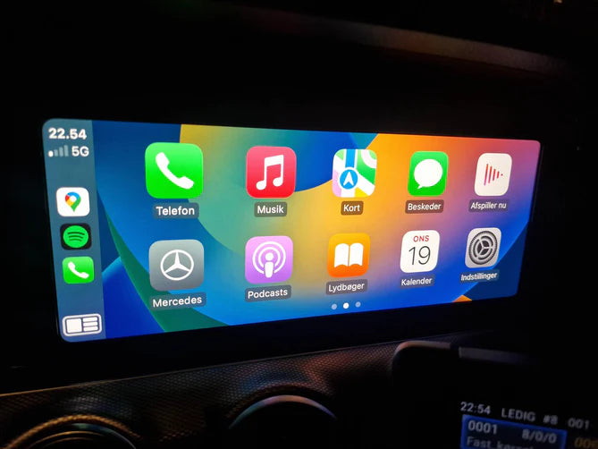 Mercedes-Benz Aktivering af Apple Carplay & Android Auto