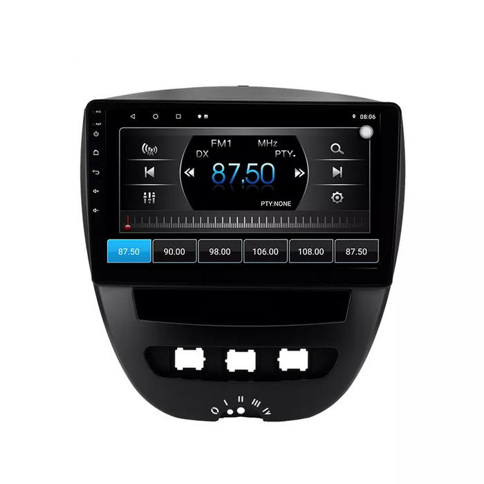 10'' Toyota Aygo Citroen C1 Peugeot 107 Android Radio