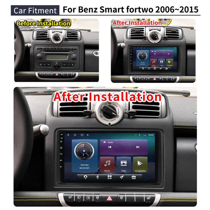 Mercedes-Benz Smart Fortwo Android multimediasystem